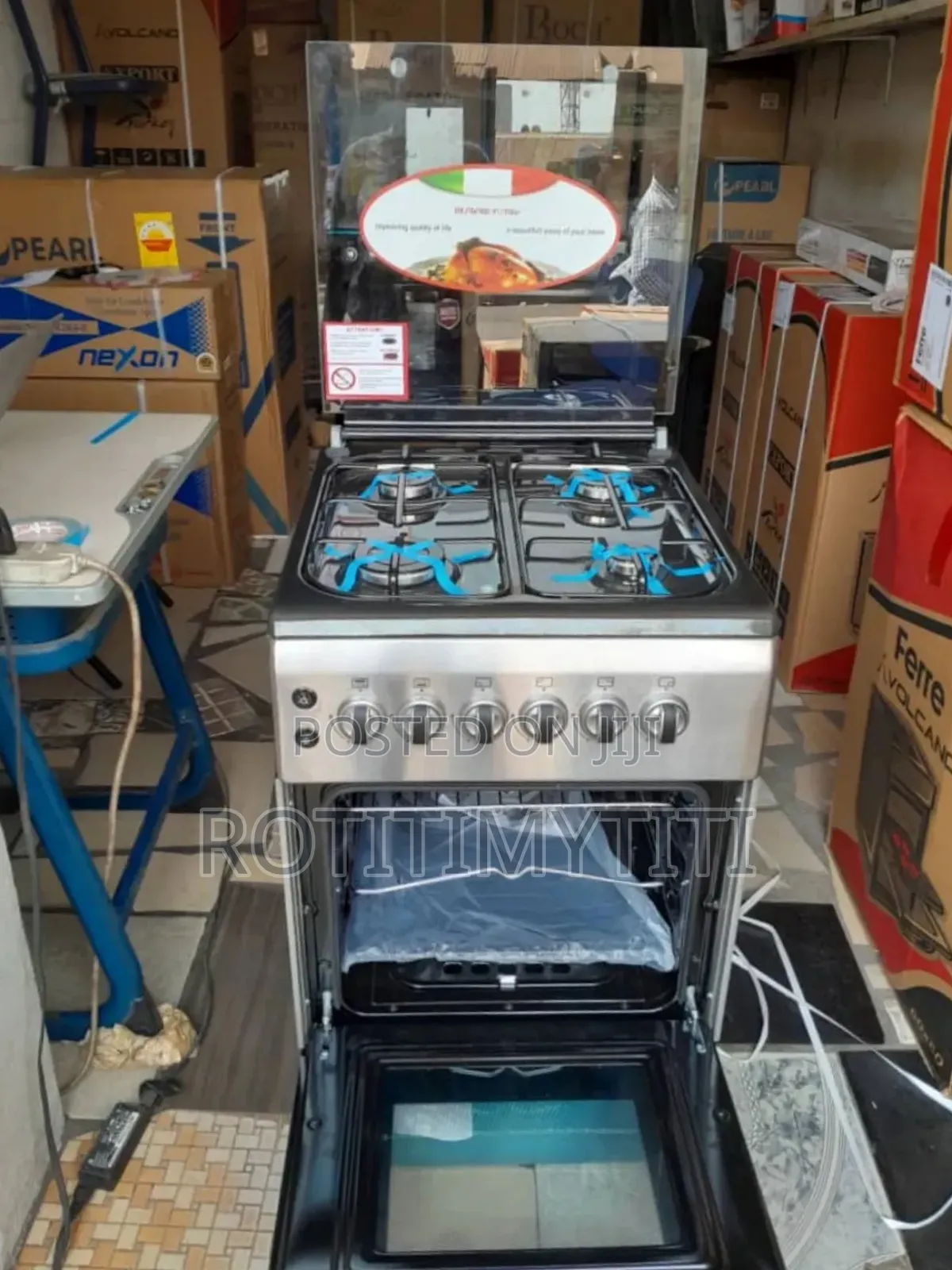 Ferre Auto Ignition 50x60cm Has Cooker With Oven and Grill