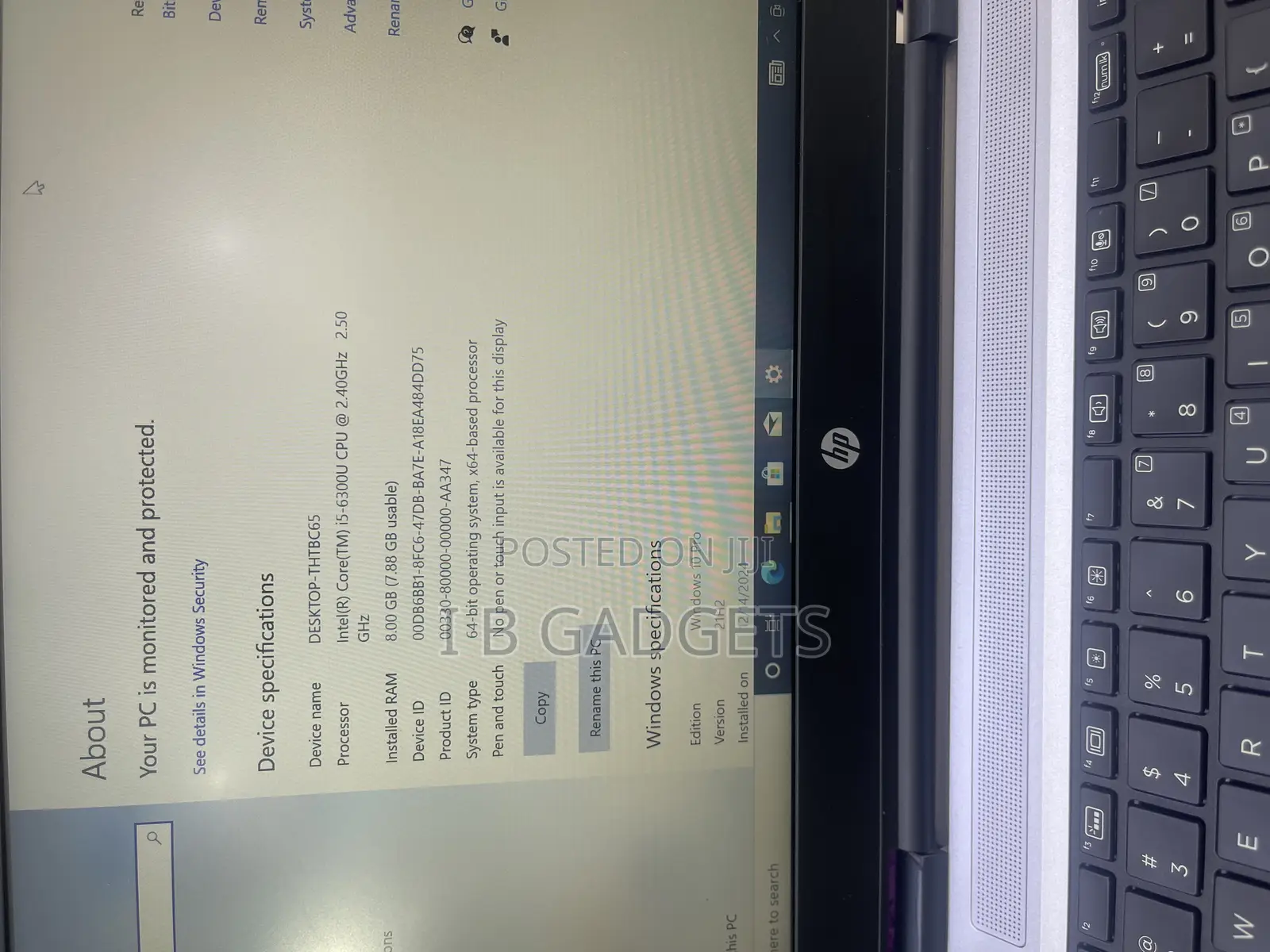 Laptop HP ProBook 640 G2 8GB Intel Core I5 HDD+SSD 500GB