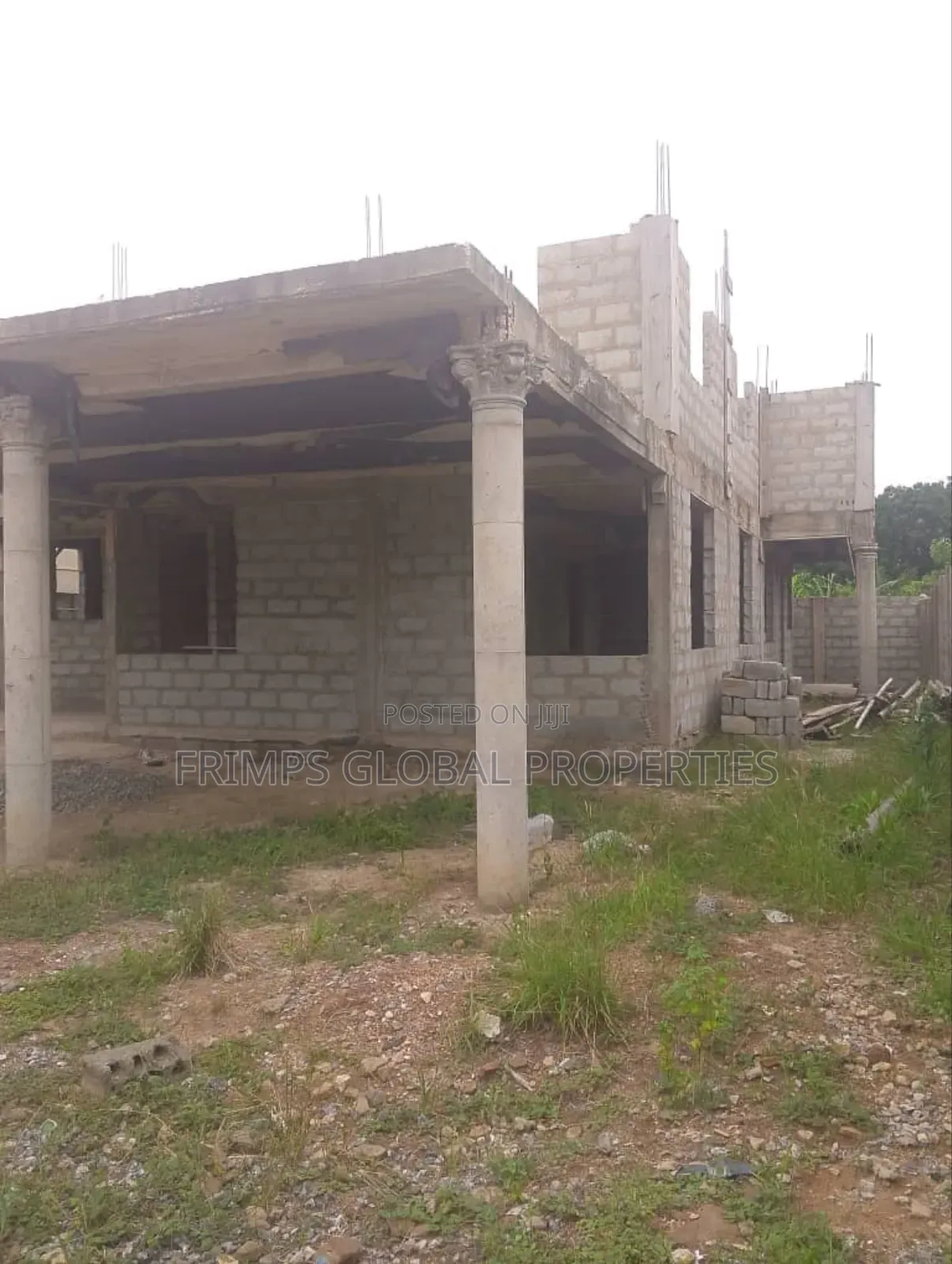Uncompleted 4 Bedrooms Storey Building for Sale,$120,000. Dl