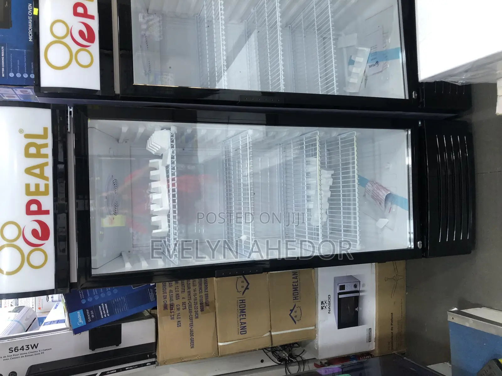 Shop Pearl Display Fridge 300 Liters Available as Seen
