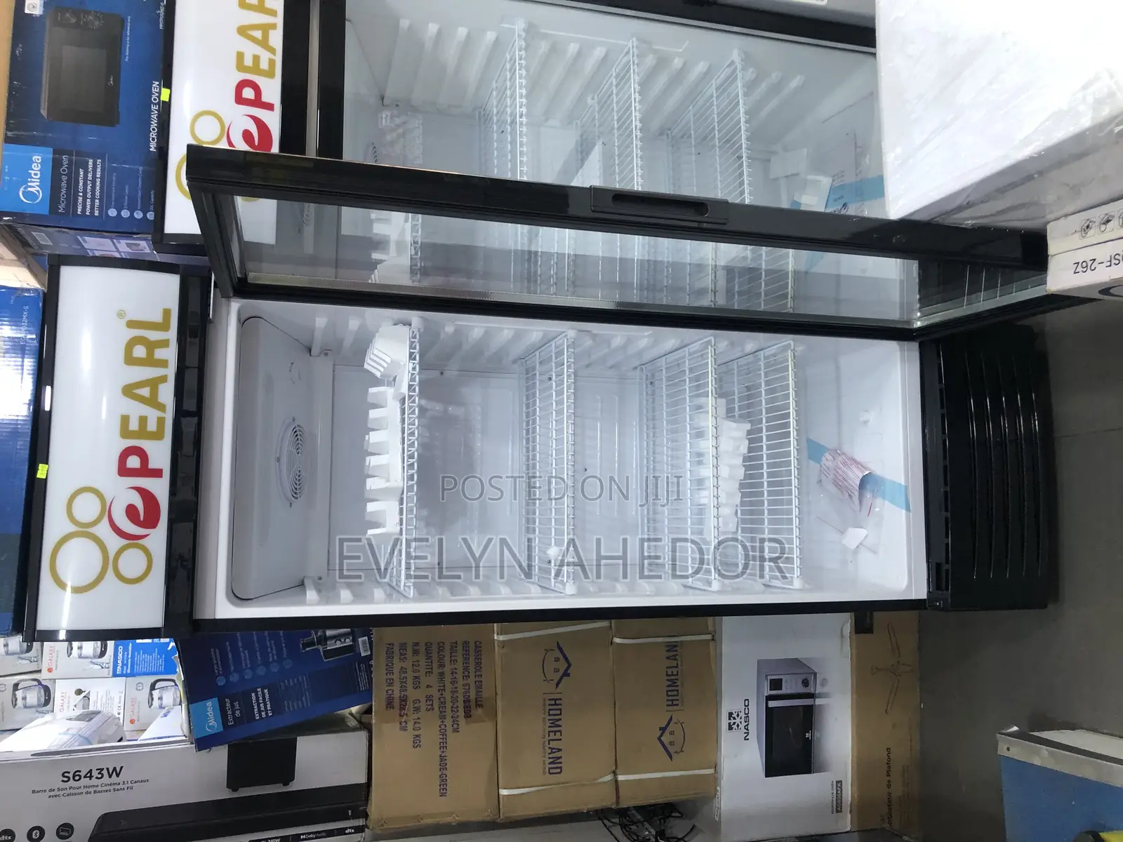 Shop Pearl Display Fridge 300 Liters Available as Seen
