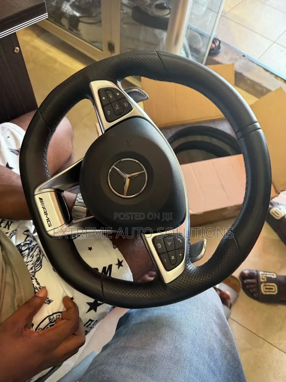 Benz W205 W213 W177 Steering Wheel Paddles Shift Amg Sport