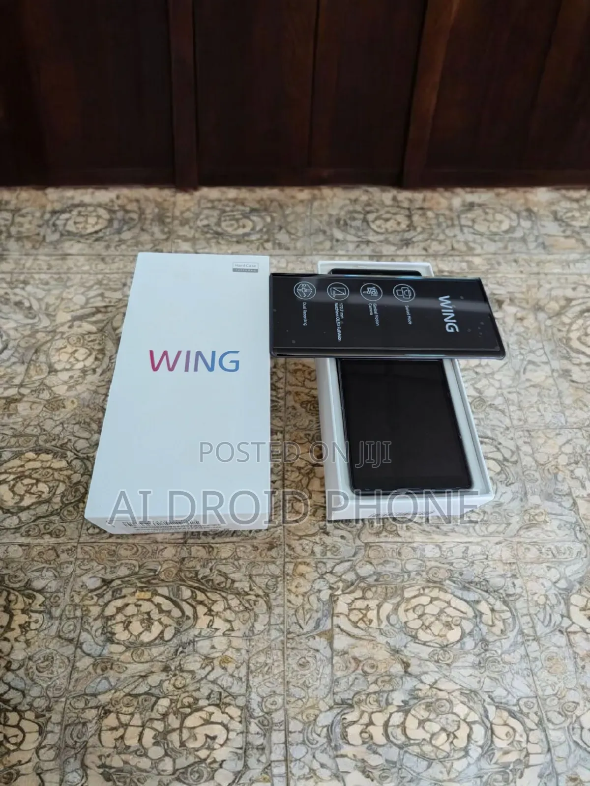 New LG Wing 5G 256 GB Black