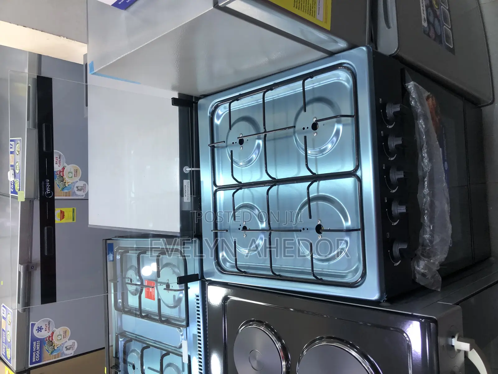 Fast Midea Gas Cooker 50 by 50 With 4 Burners