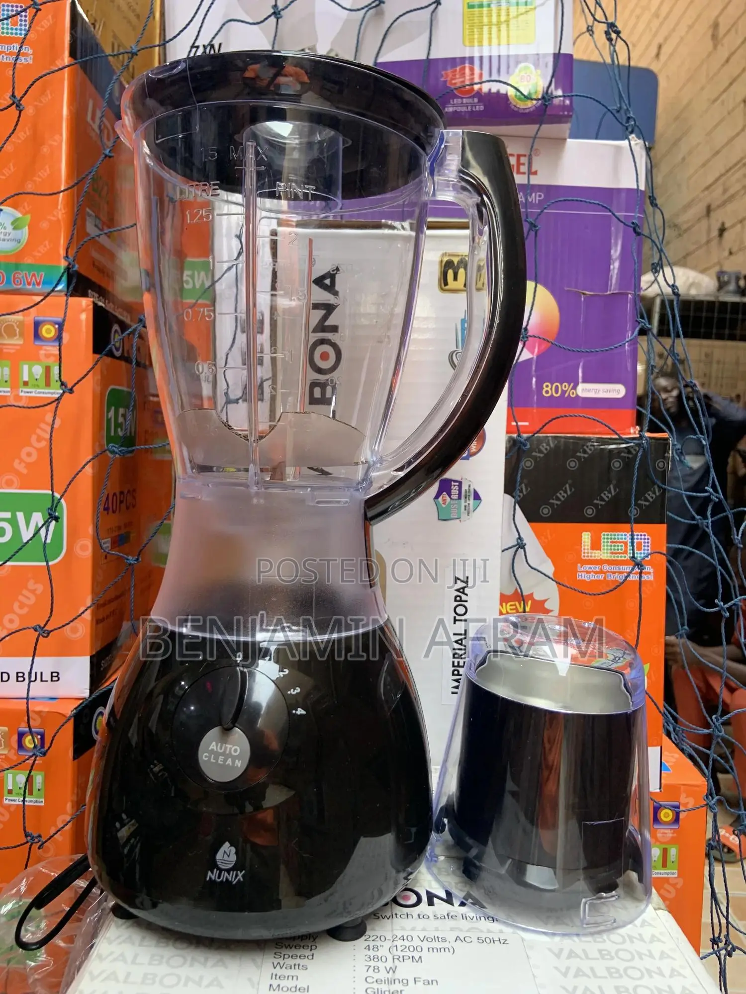 Nunix 1.5l Electric Blender
