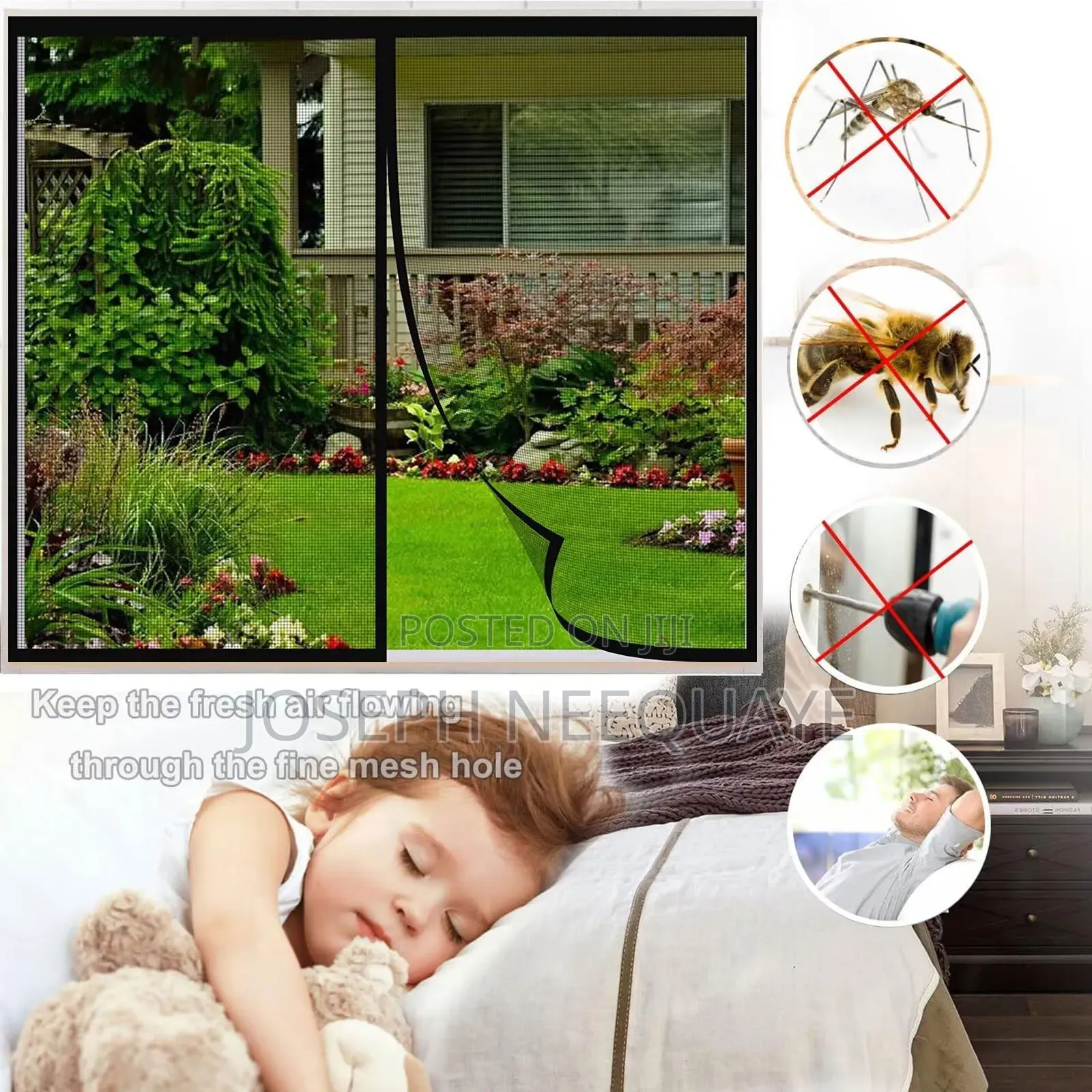 Magnetic Mosquitoes Net
