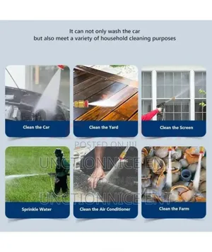 Electric High Pressure Rechargeable Car Washer Set