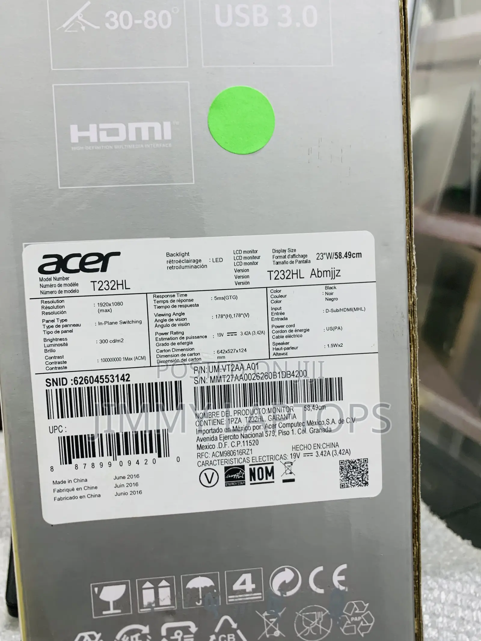 Brand New Acer Touch Monitor