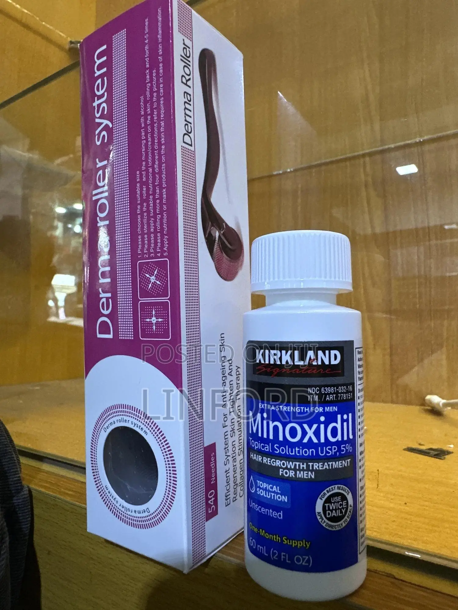 Roller 504 Needle and Minoxidil