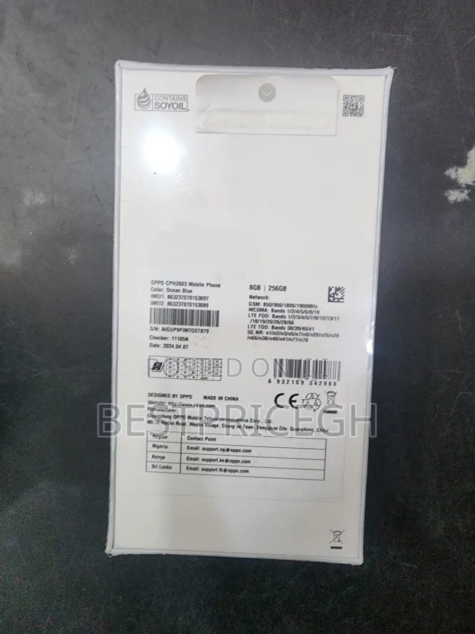 New Oppo Reno11 F 256 GB Blue