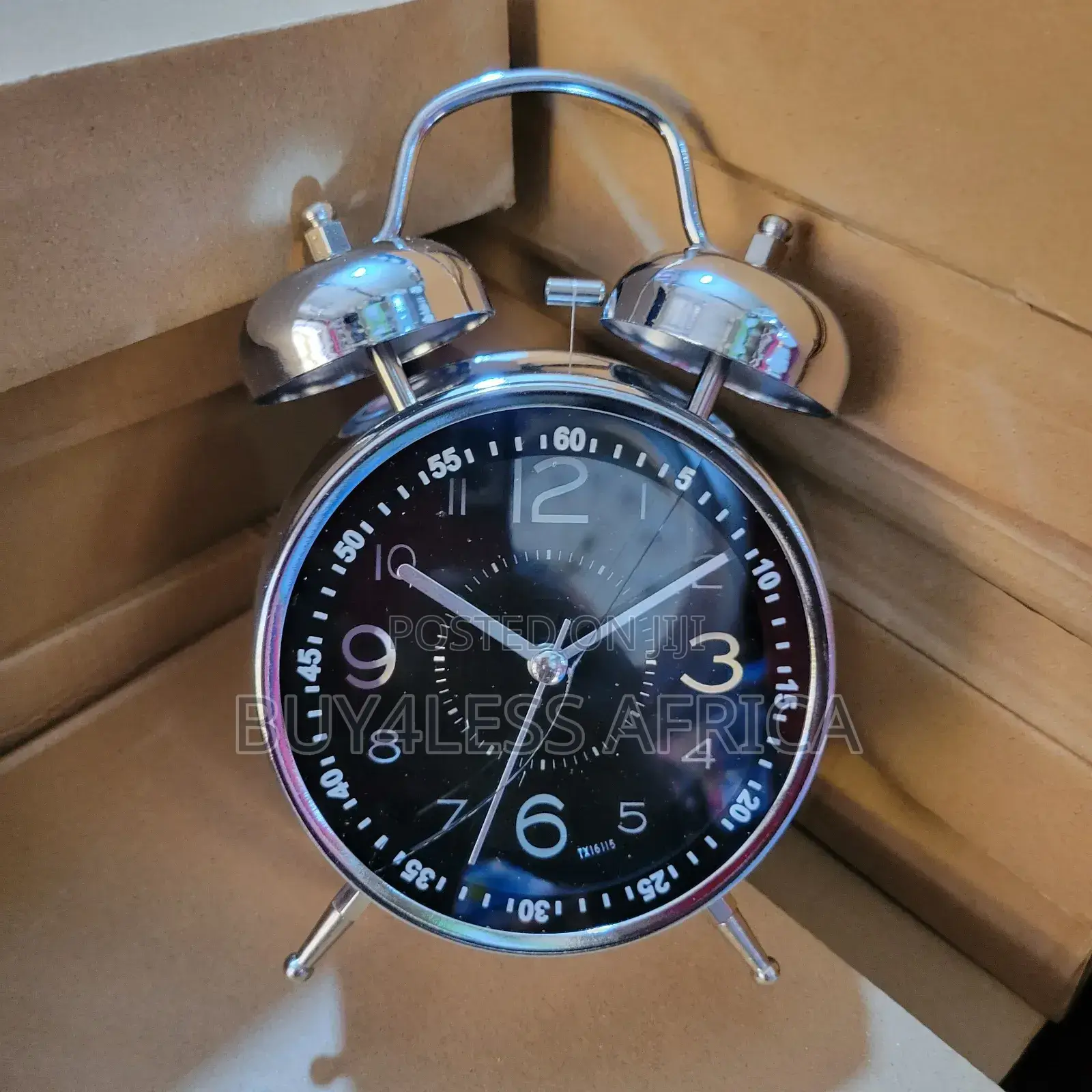 Stainless Steel Alarm Clock Portable