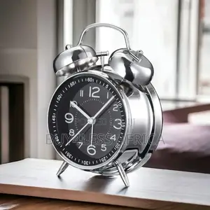 Stainless Steel Alarm Clock Portable