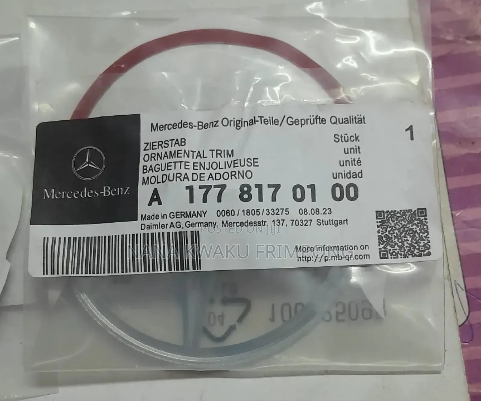 Mercedes-Benz W204 W205 Back Boot Emblems Available