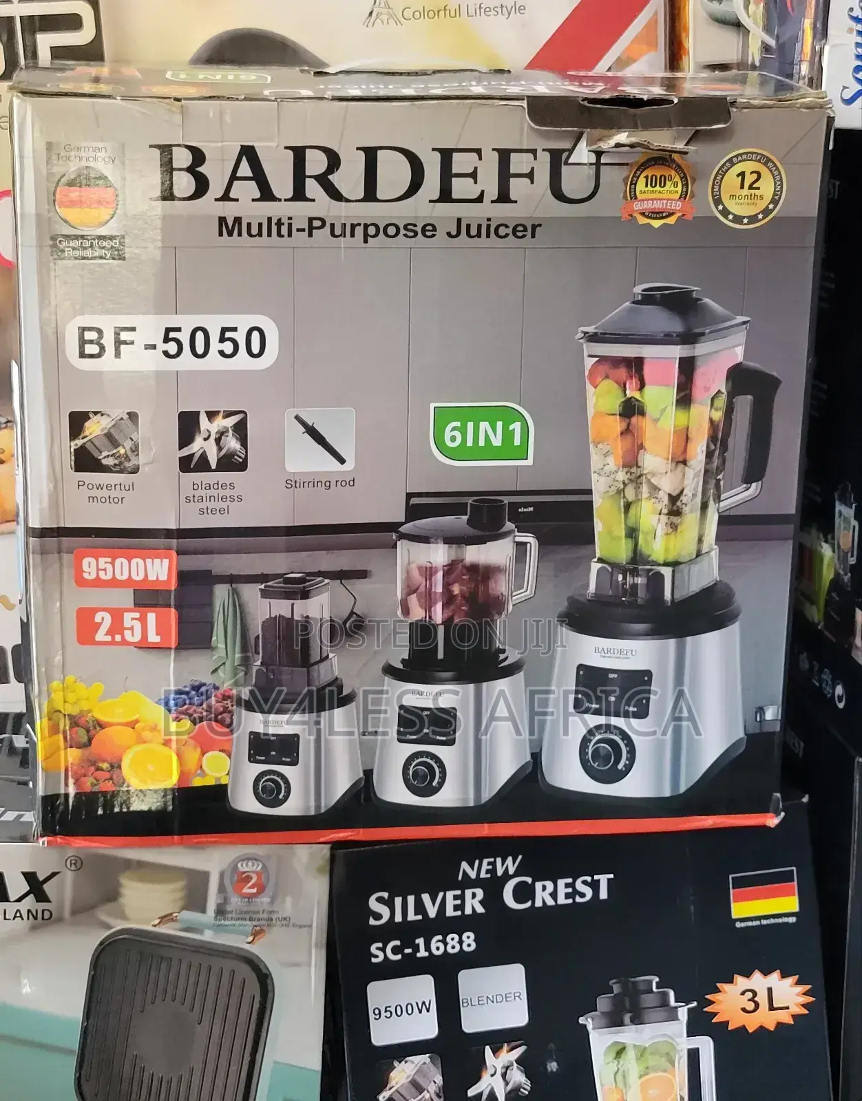 Bardefu 6 in 1 Multi Purpose Blender Bf-5050