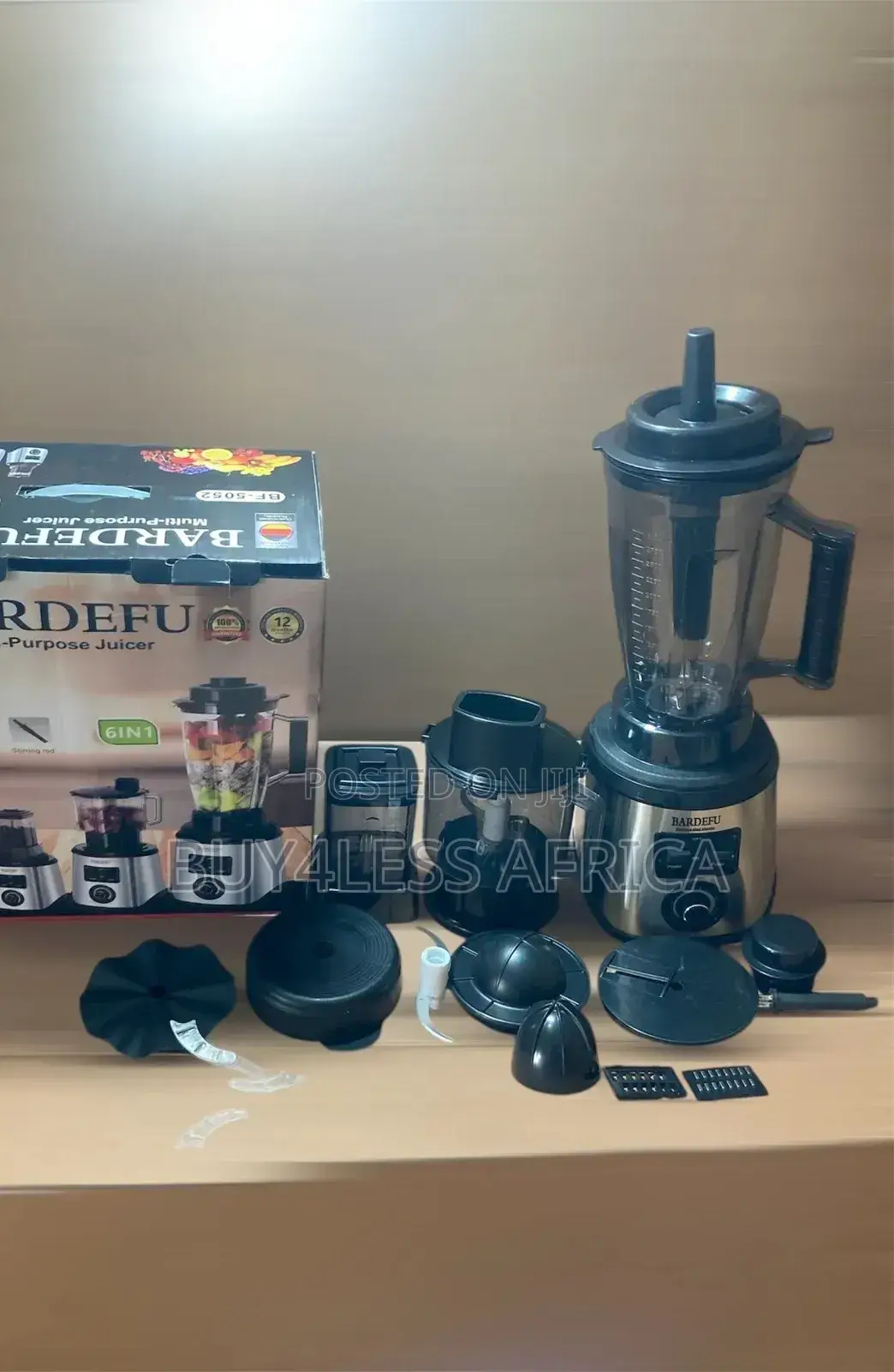 Heavy
Duty Commercial Bardefu Blender 6 in 1