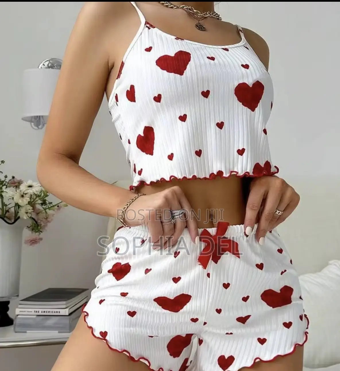 Sleeveless Ladies Love Two Piece
