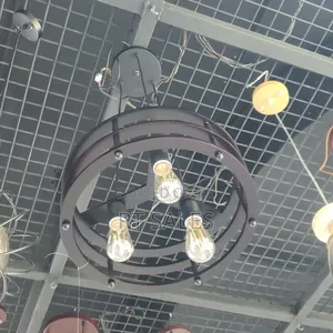 Wooden Round Dropping Ceiling Pendant Light