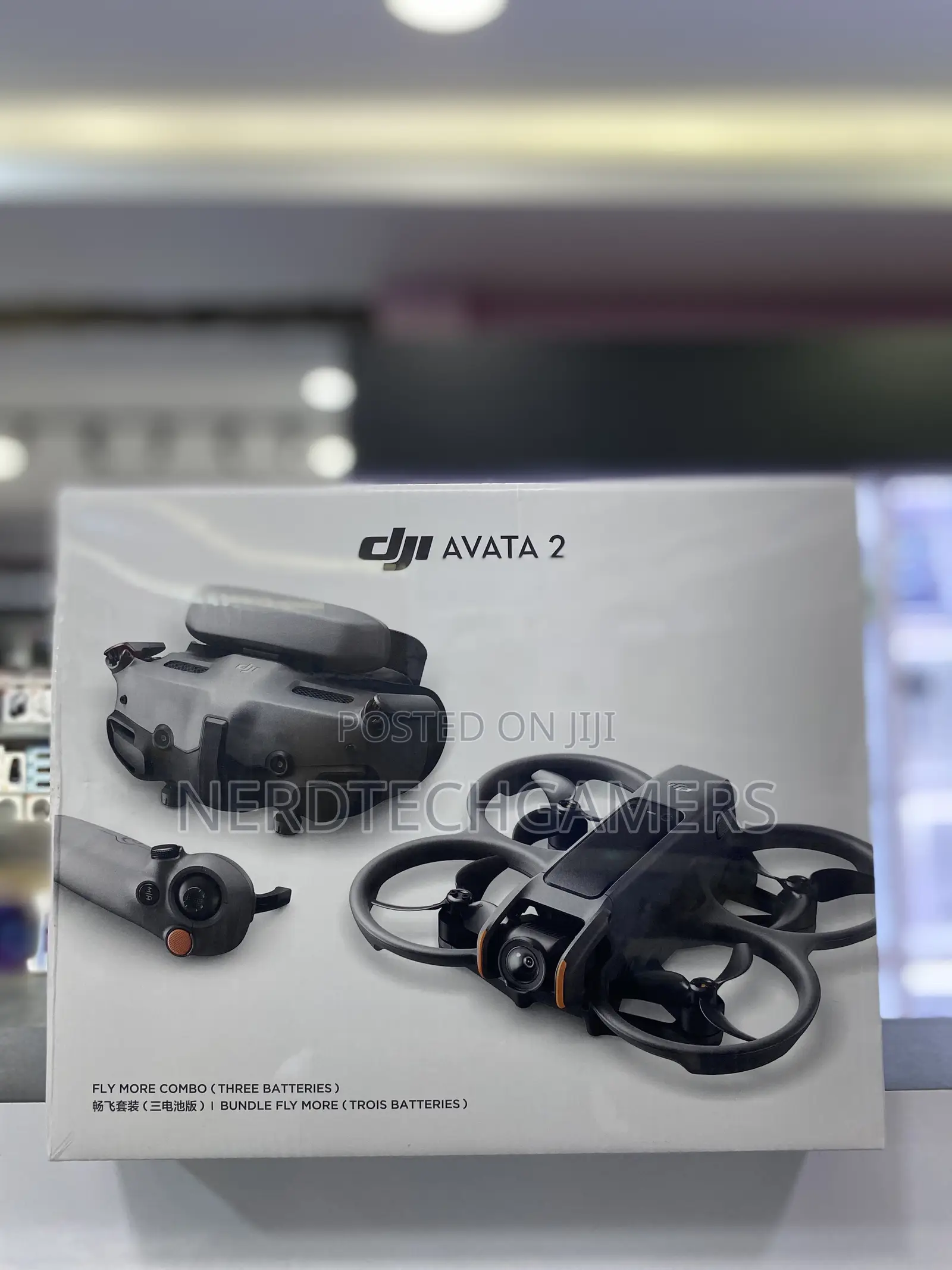 Dji Avata 2 Fly More Combo (3 Battries) FPV Drone , Black