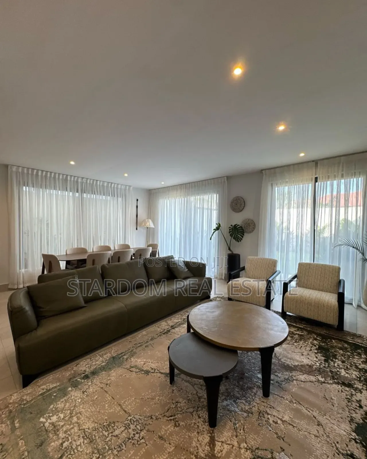 Furnished 3bdrm Duplex in Cantonments for rent