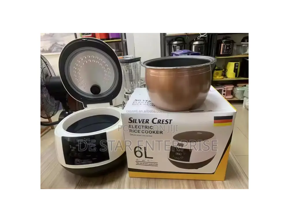 Non-Stick 6l Silver Crest Rice Cooker