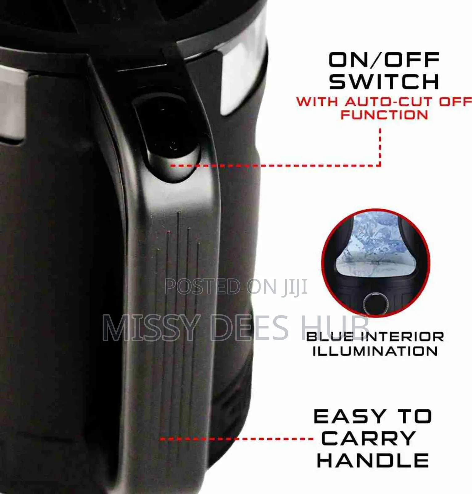 2l Marado Electric Glass Kettle