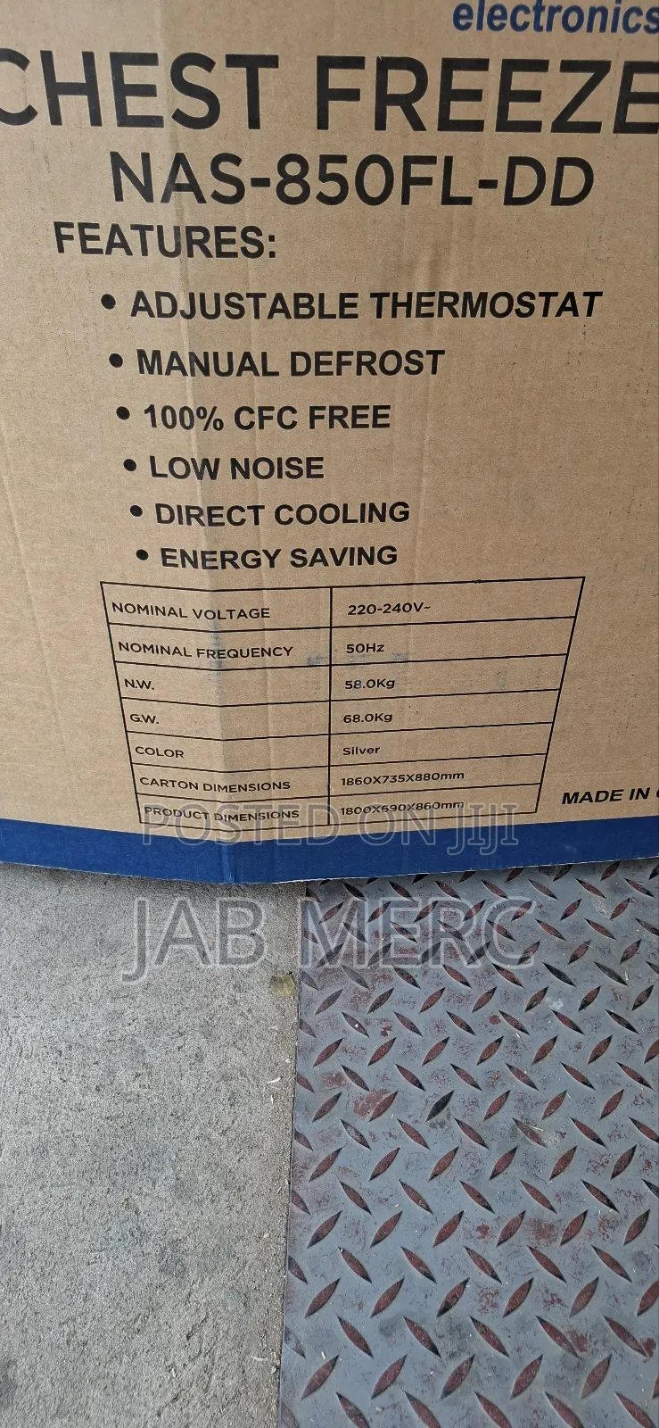 Discount Price 600l Deep Freezer Nasco Chest-freezer New