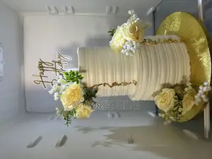 Two Tier Whipping Cream Cake