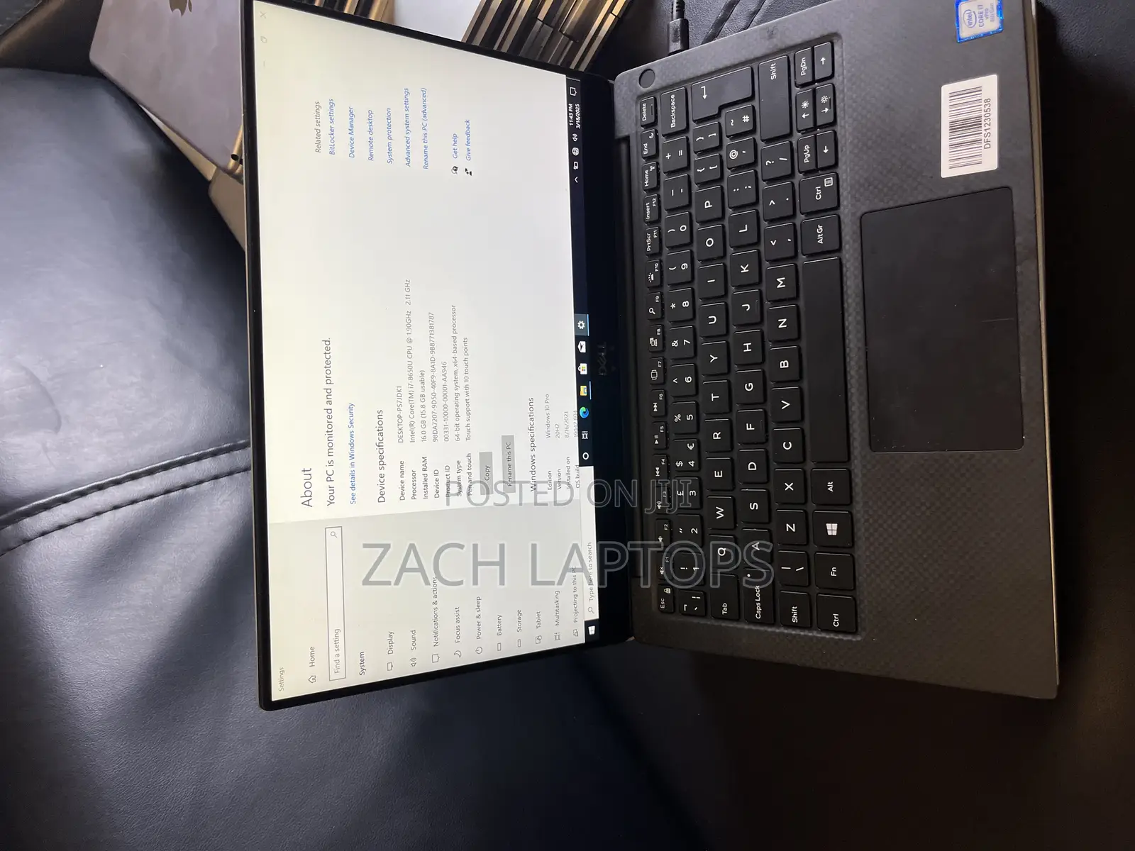 Laptop Dell XPS 13 8GB Intel Core I7 SSD 256GB