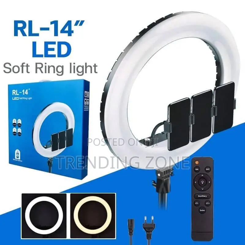 Rl-14 Led Soft Ring Light + 1 Free Bag
