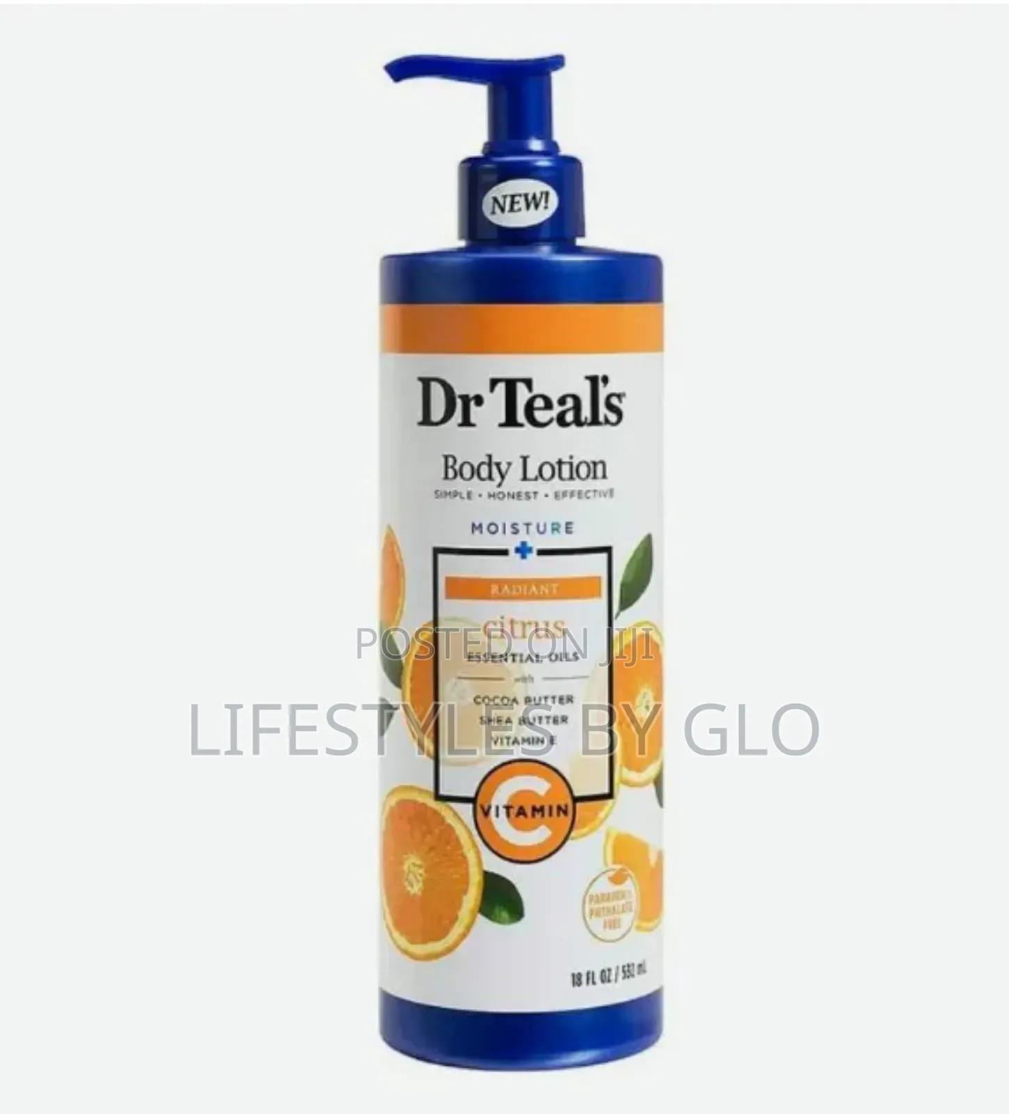 Dr Teal's Vitamin C Citrus Essential Oils Boby Lotion