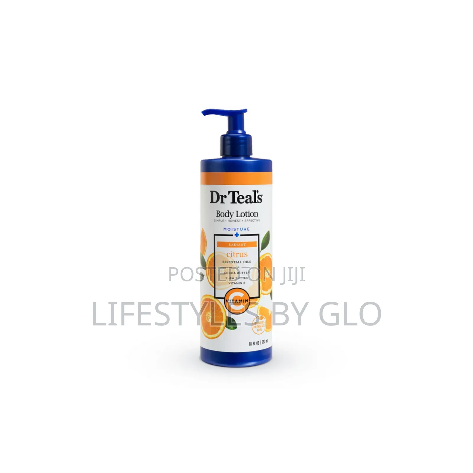 Dr Teal's Vitamin C Citrus Essential Oils Boby Lotion