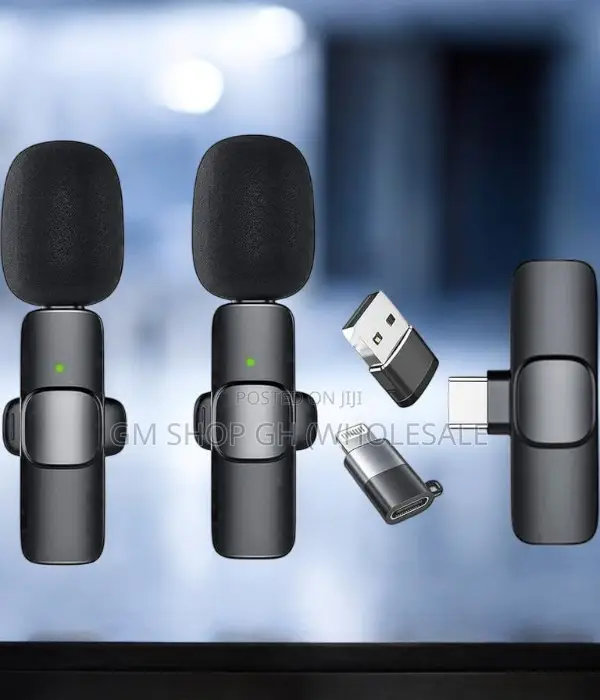 2 in 1 Wireless Microphone for Android and iPhone