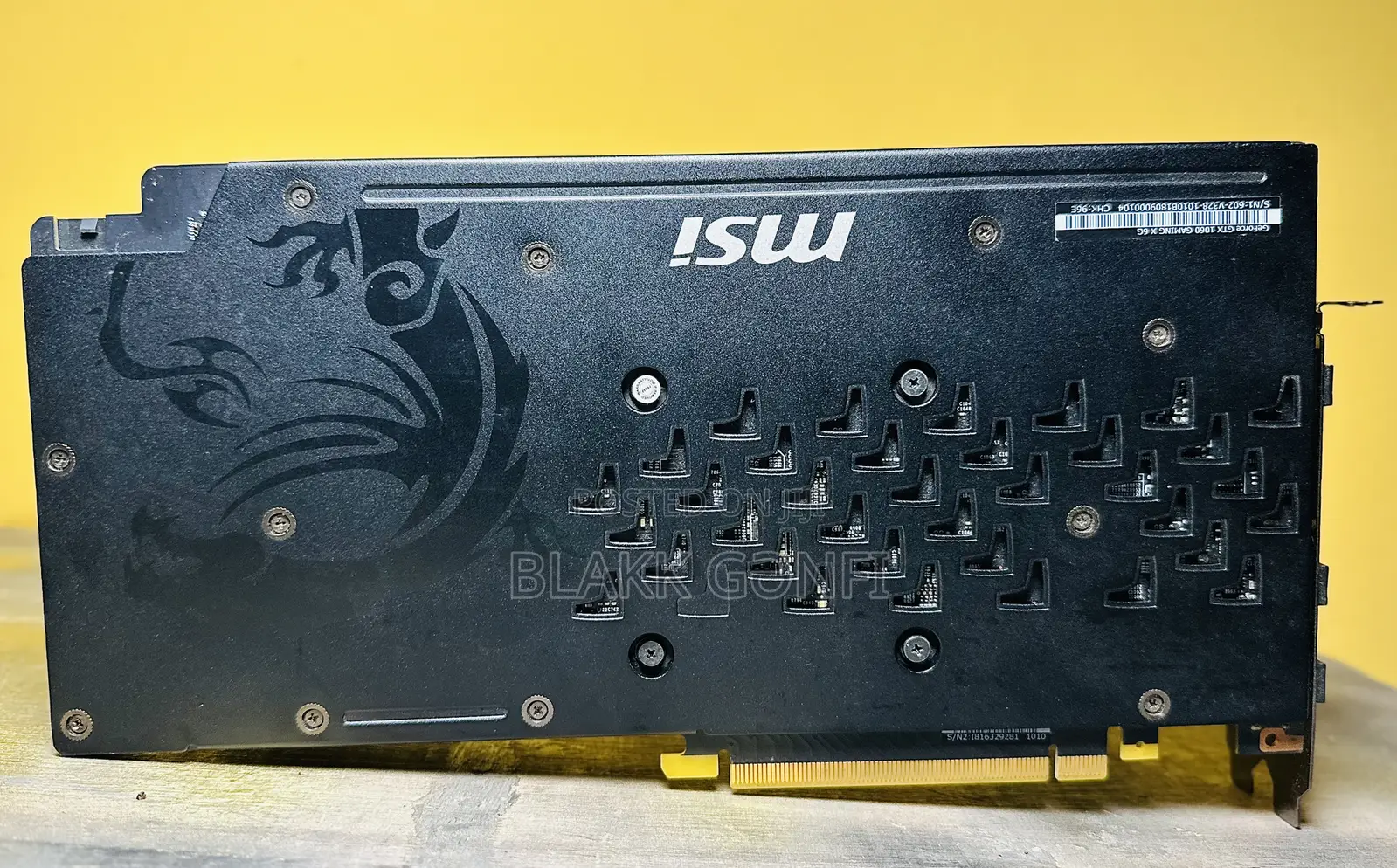Msi Gamingx Gtx 1060 6gb Rgb Card
