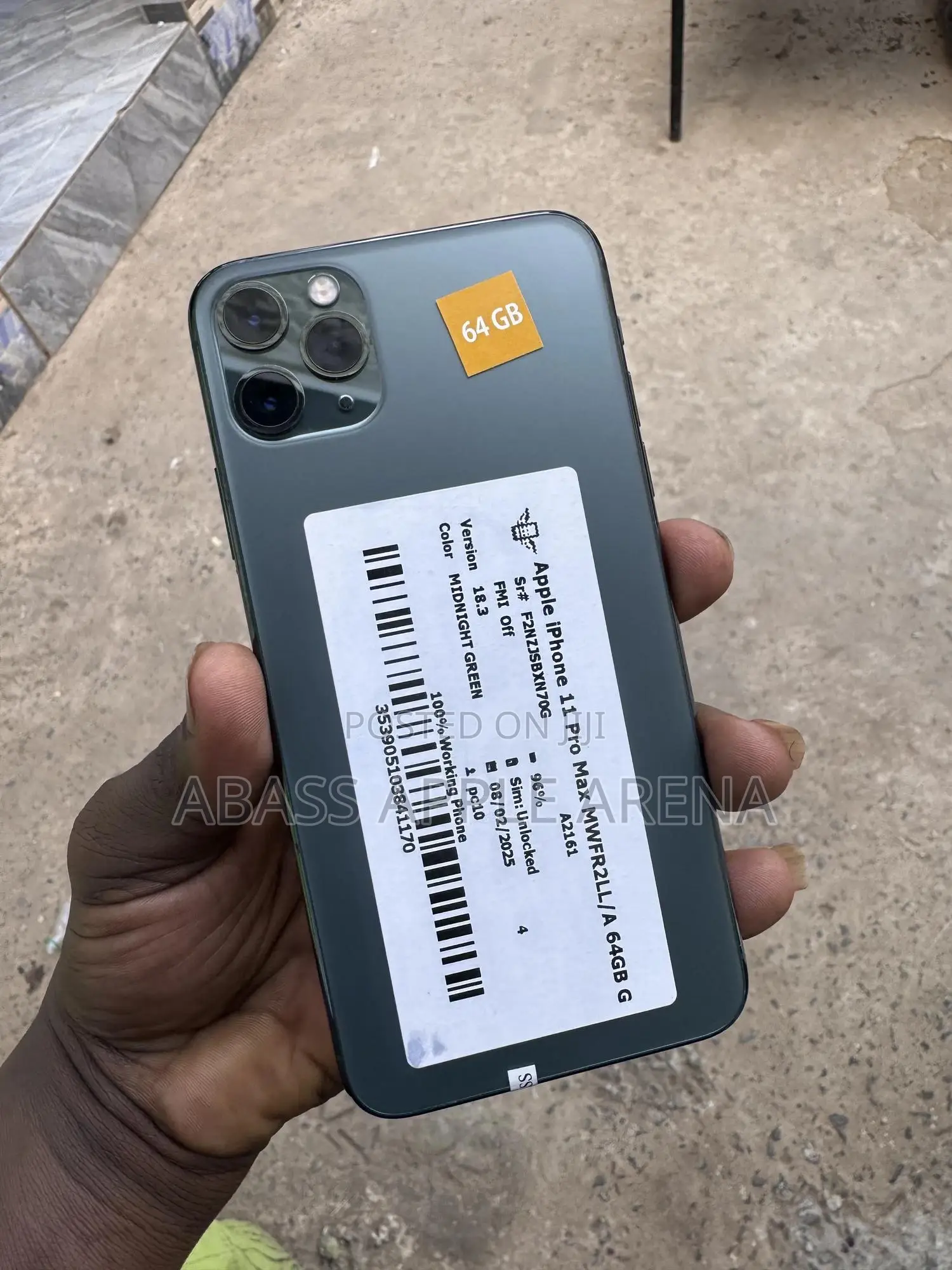 Apple iPhone 11 Pro Max 64 GB Green