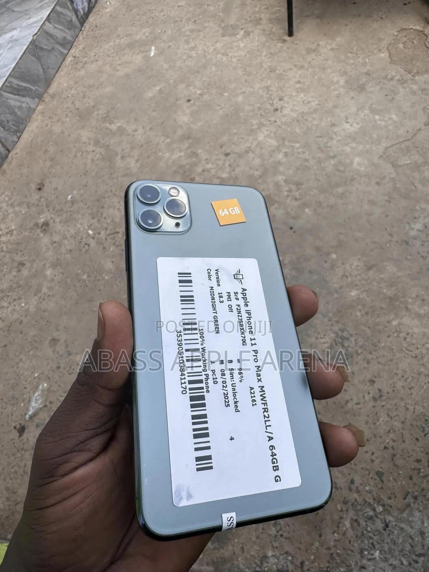 Apple iPhone 11 Pro Max 64 GB Green