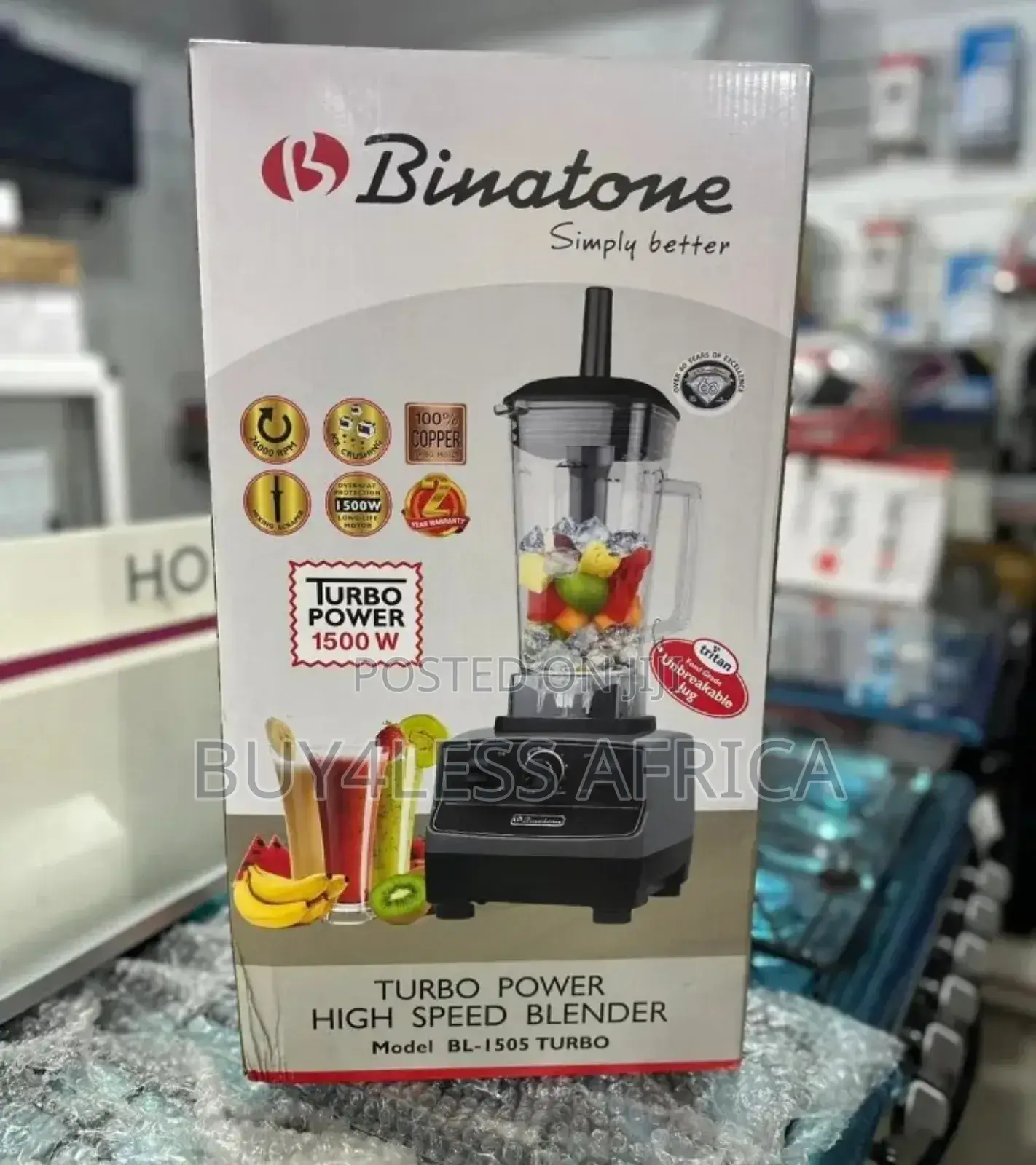 Original Professional Commercial Binatone Blender 2l