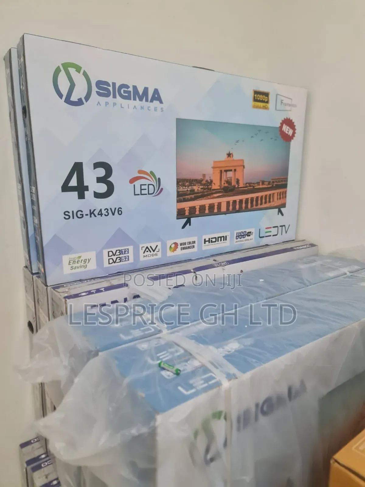 43" Sigma Led Tv- Perfect Size!