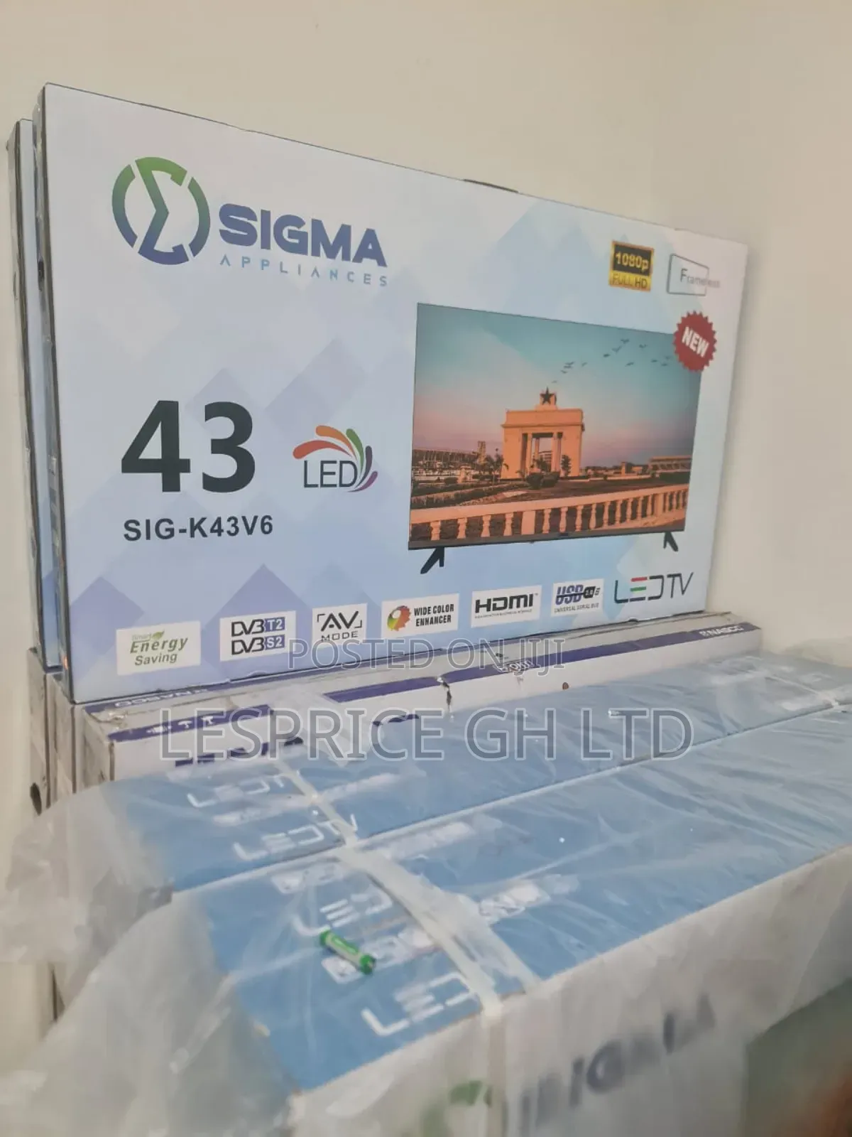 43" Sigma Led Tv- Perfect Size!