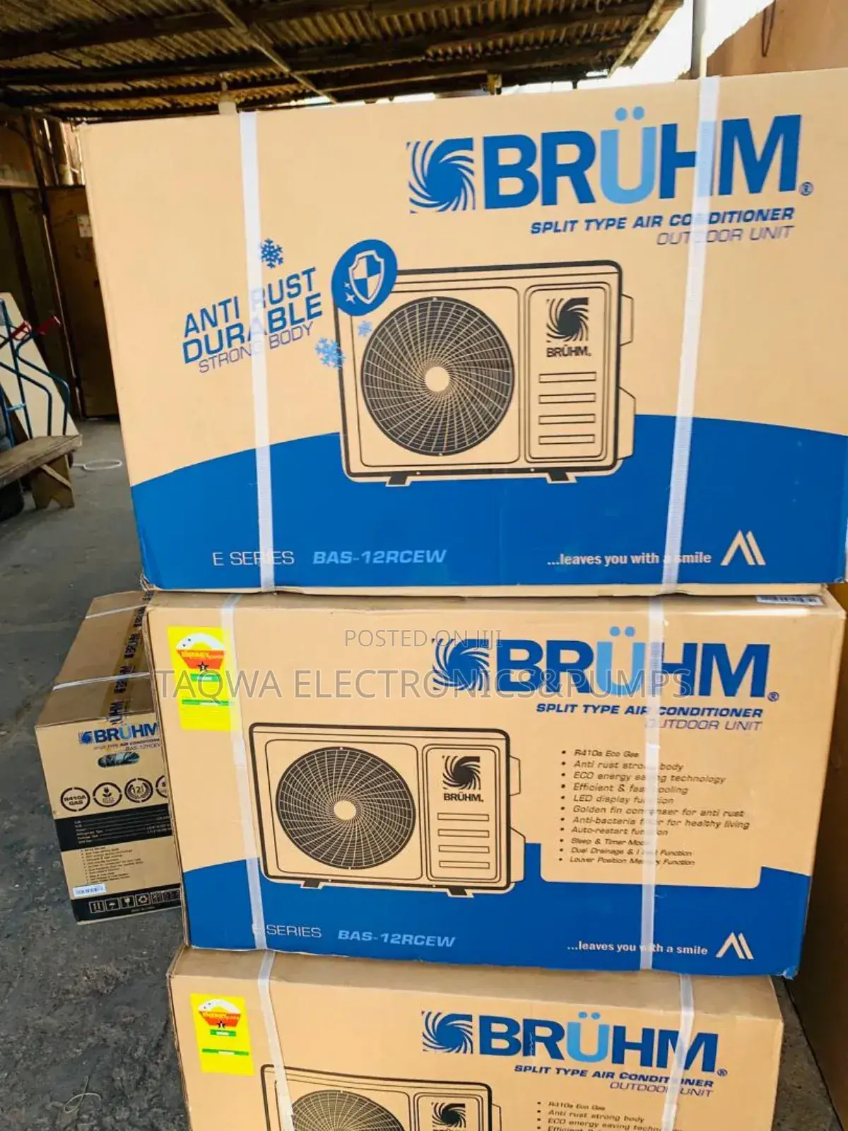 Rust - Free - Bruhm 1.5hp - Air Conditioner