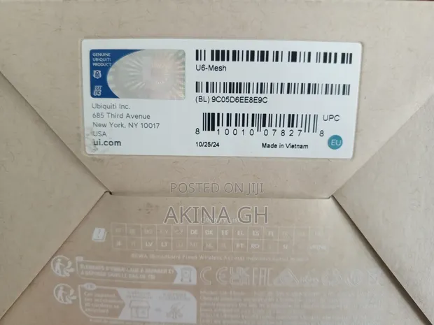 Ubiquiti Unifi Ap Wifi 6 Mesh Access Point U6-Mesh 4
