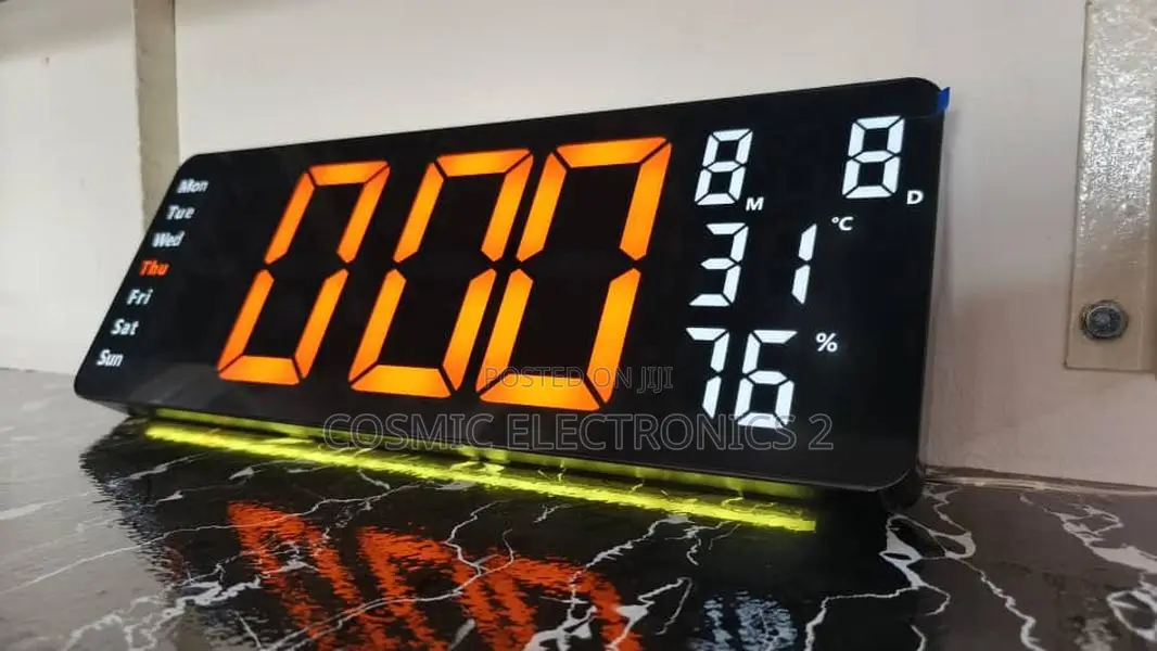 17inch Digital Alarm Wall Clock