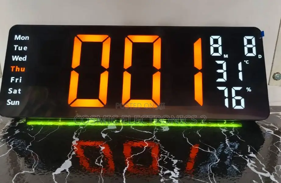 17inch Digital Alarm Wall Clock