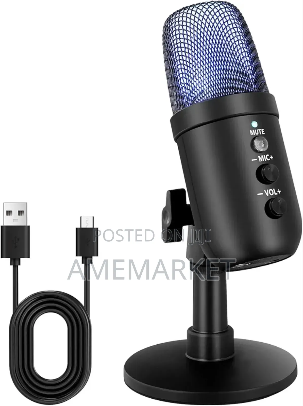Usb RGB Colourful Microphone - Podcasting, Streaming, Gaming