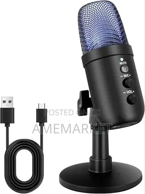 Usb RGB Colourful Microphone - Podcasting, Streaming, Gaming