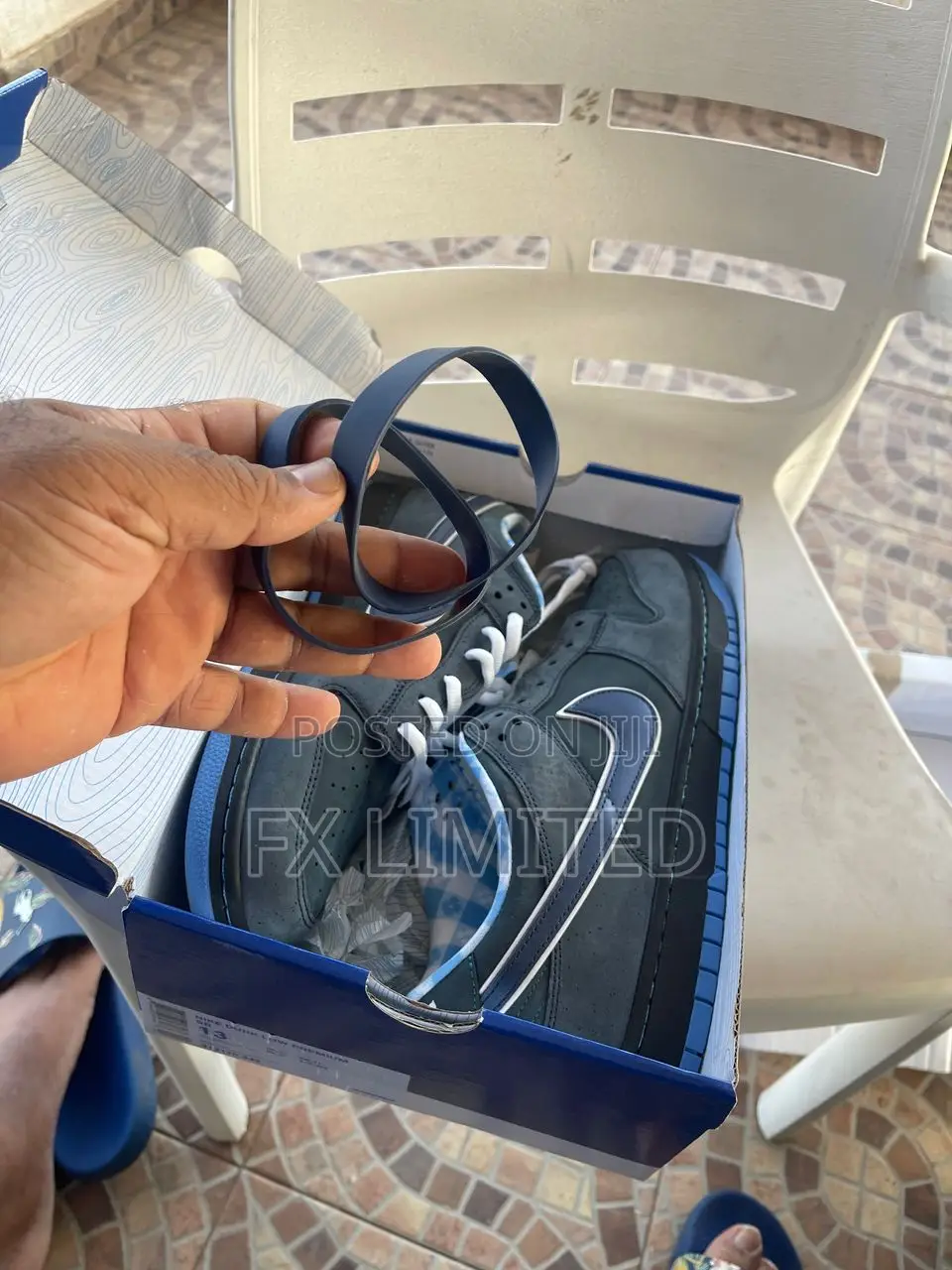 Nike Sb Dunk Low Blue Lobster Size Us13