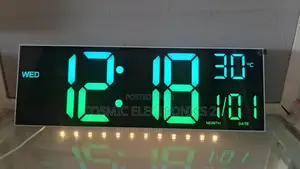 Large 16-Inch Led Alarm Clock