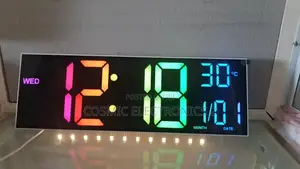 Large 16-Inch Led Alarm Clock