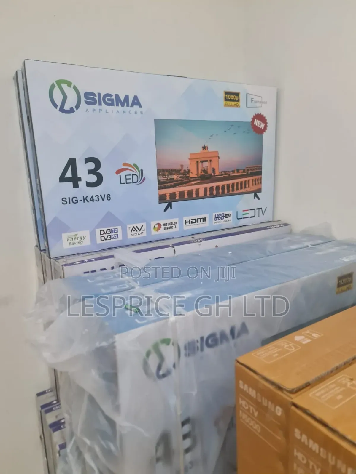 Sigma 43" Digital Tv : Space Saving Design
