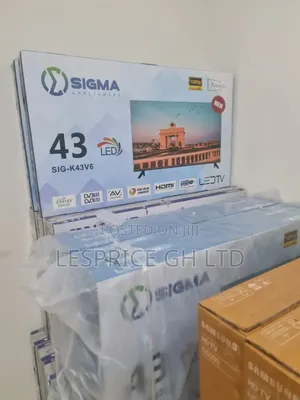 Sigma 43" Digital Tv : Space Saving Design