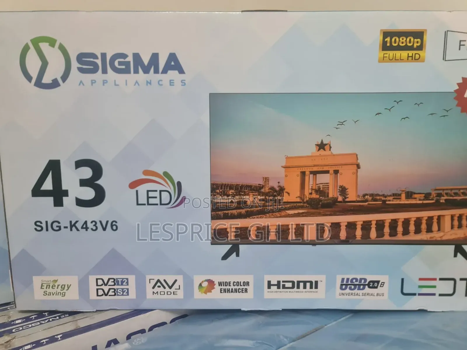 Sigma 43" Tv : Beautiful Display: